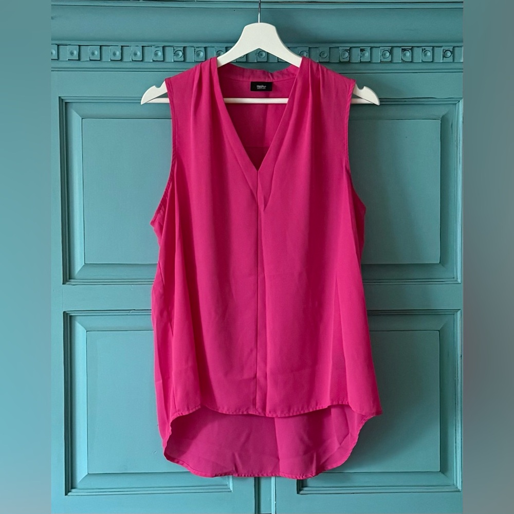 Women's Sleeveless Pink Top